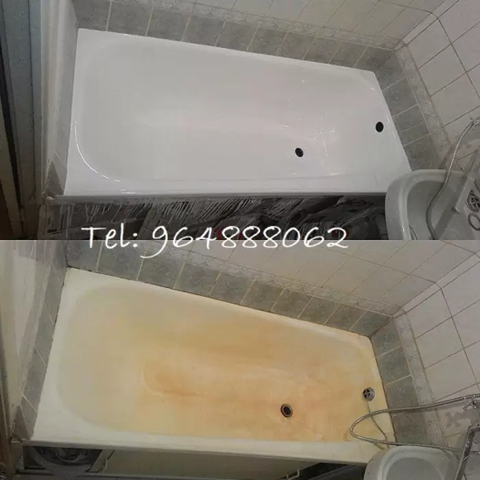 Renovação de banheiras, bases de duche / polibans.